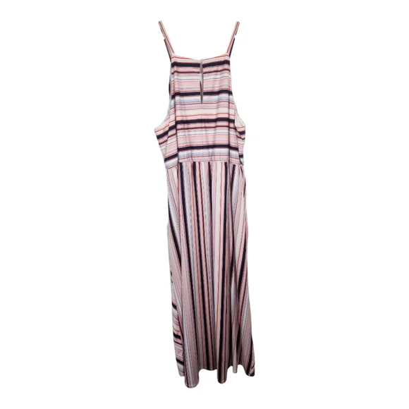 Bailey Blue Sleeveless Striped Maxi Dress - Picture 6 of 8